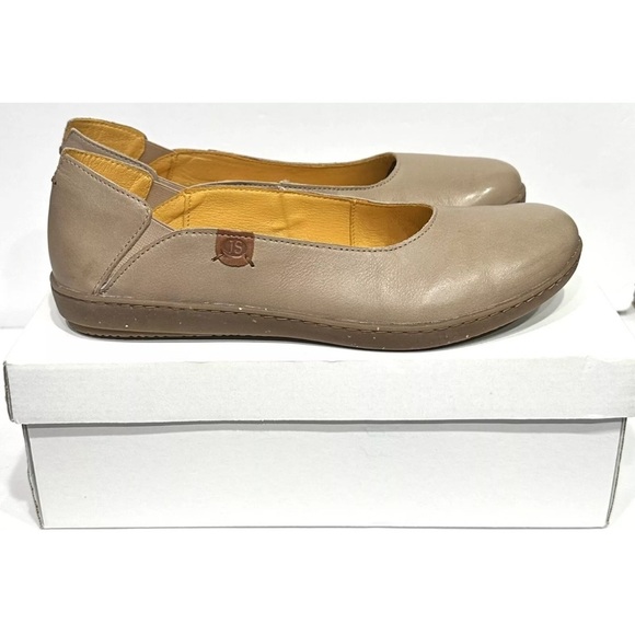 Josef Seibel Womens Brown Leather Ballet Flat Shoes Sz 37 US Size 6.5, New - Picture 3 of 16
